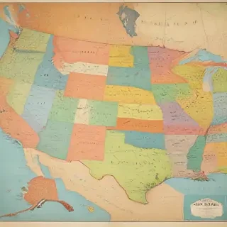 map of the us states