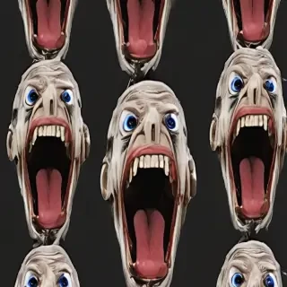 screaming background