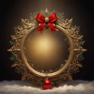 christmas background portrait