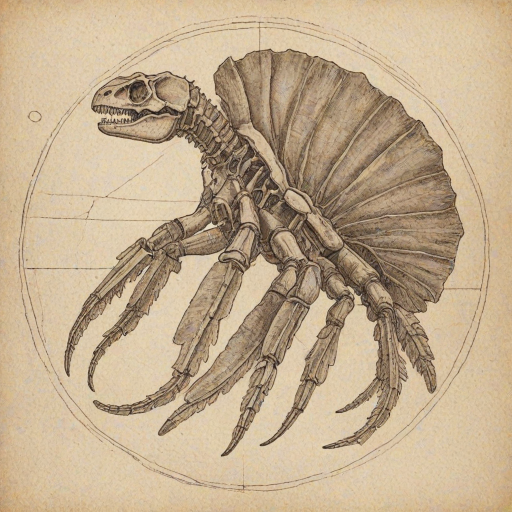 fossil drawing