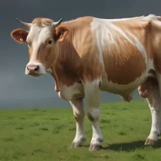 transparent cow