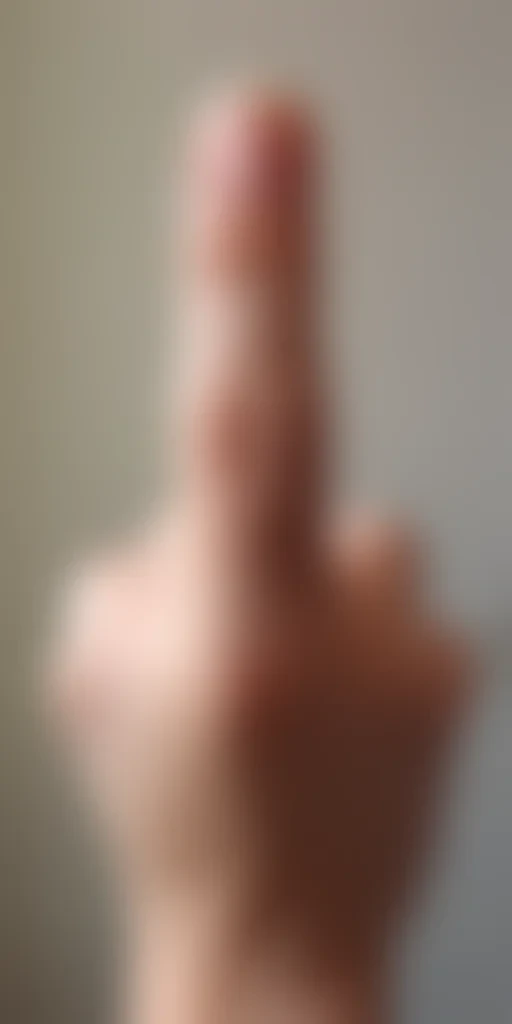 middle finger background