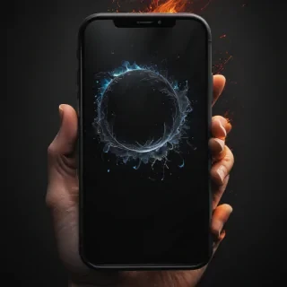 iphone black wallpaper 4k