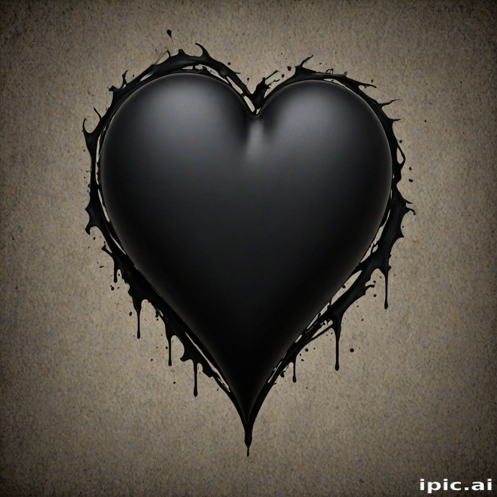 black heart pic