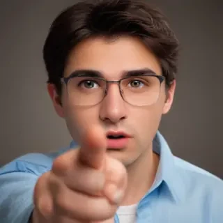 finger pointing at you