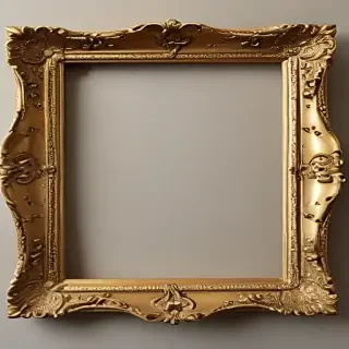 fancy gold frame