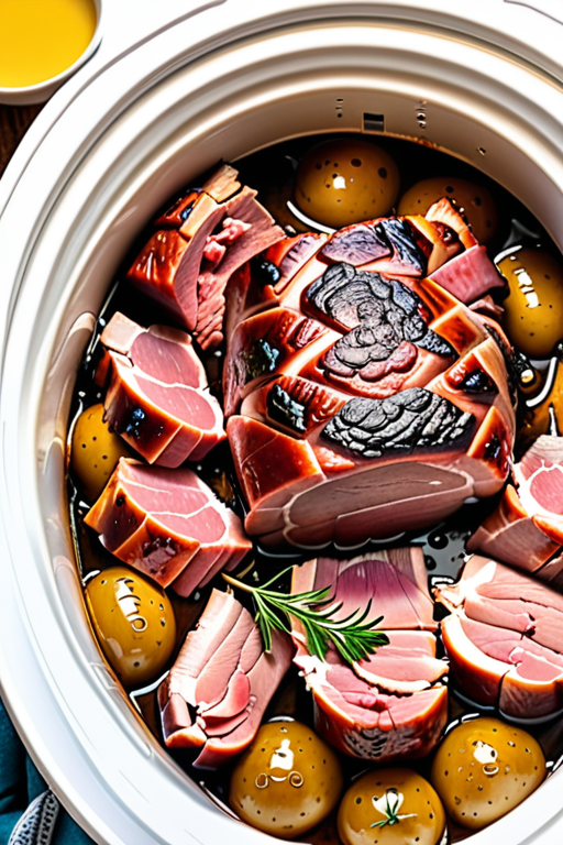 ham hock in a slow cooker