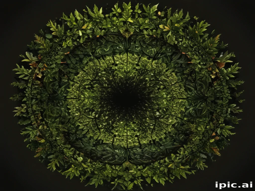 leaf circle