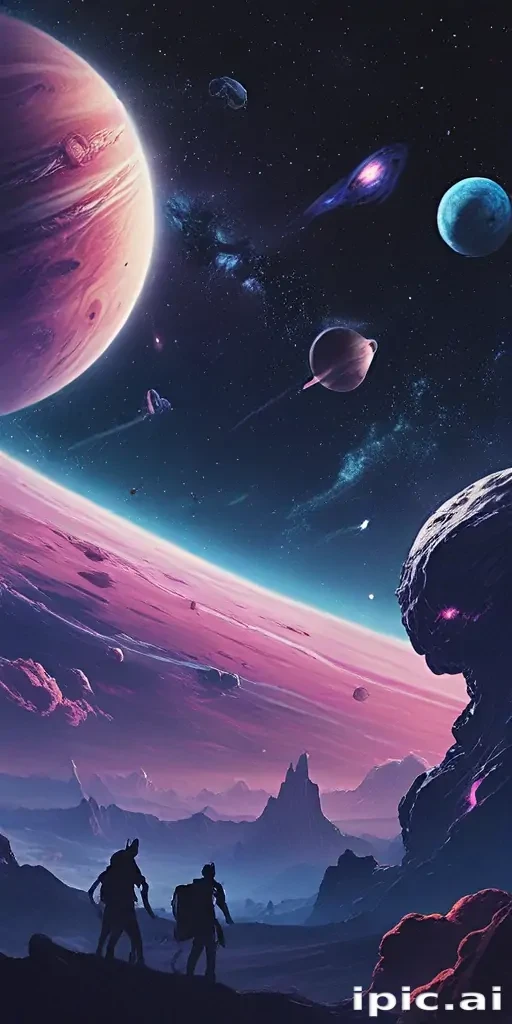 space wallpaper aesthetic