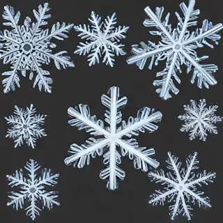 transparent snowflakes png
