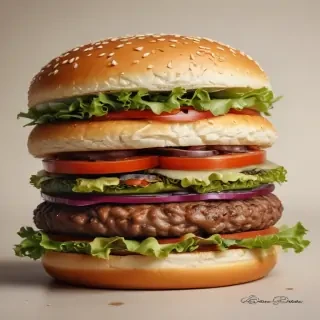 hamburger drawing
