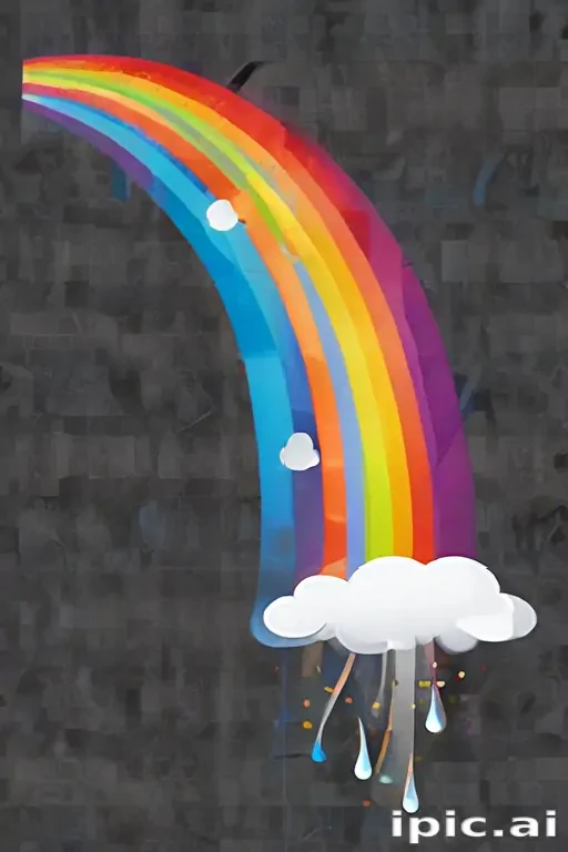 transparent background rainbow clipart
