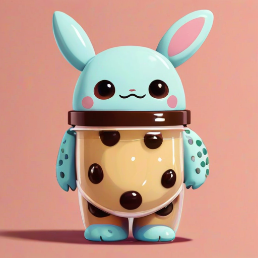 cute boba backgrounds