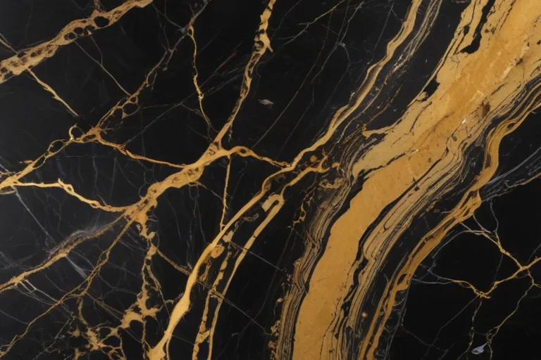 black and gold marble
