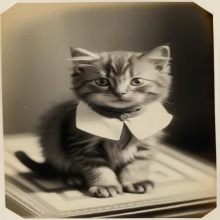 vintage cat photos