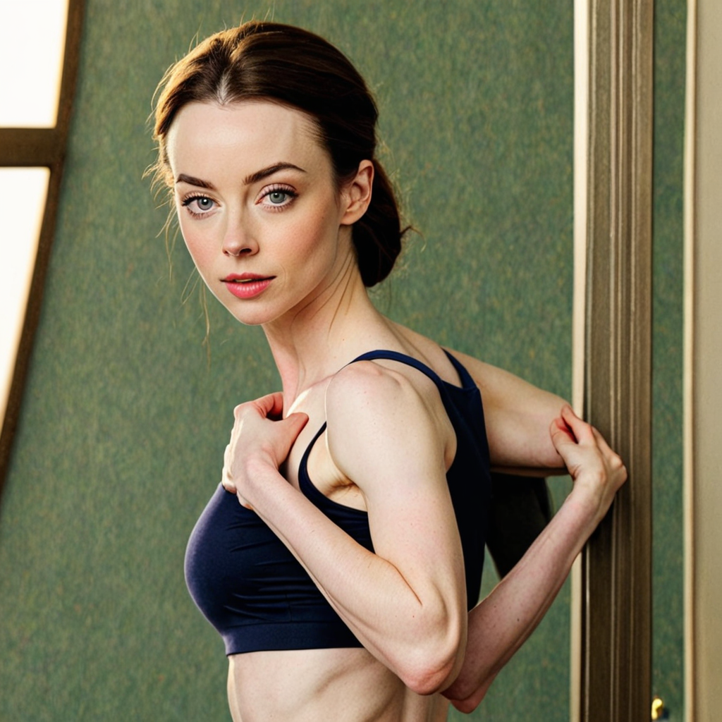 Kacey rohl veiny muscles