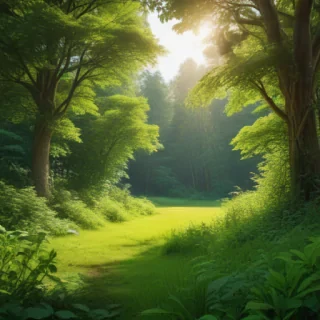 greenery background aesthetic