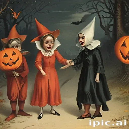 public domain vintage halloween art