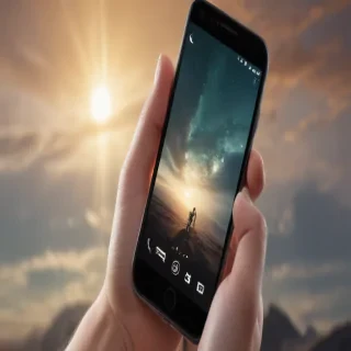 phone in hand png