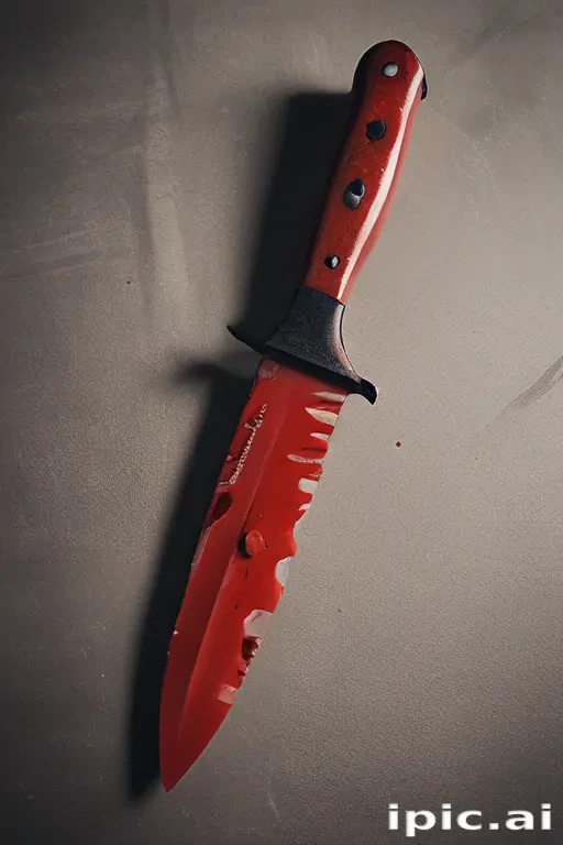 bloody knife aesthetic
