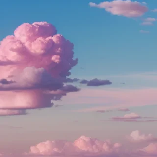 pink cloud aesthetic