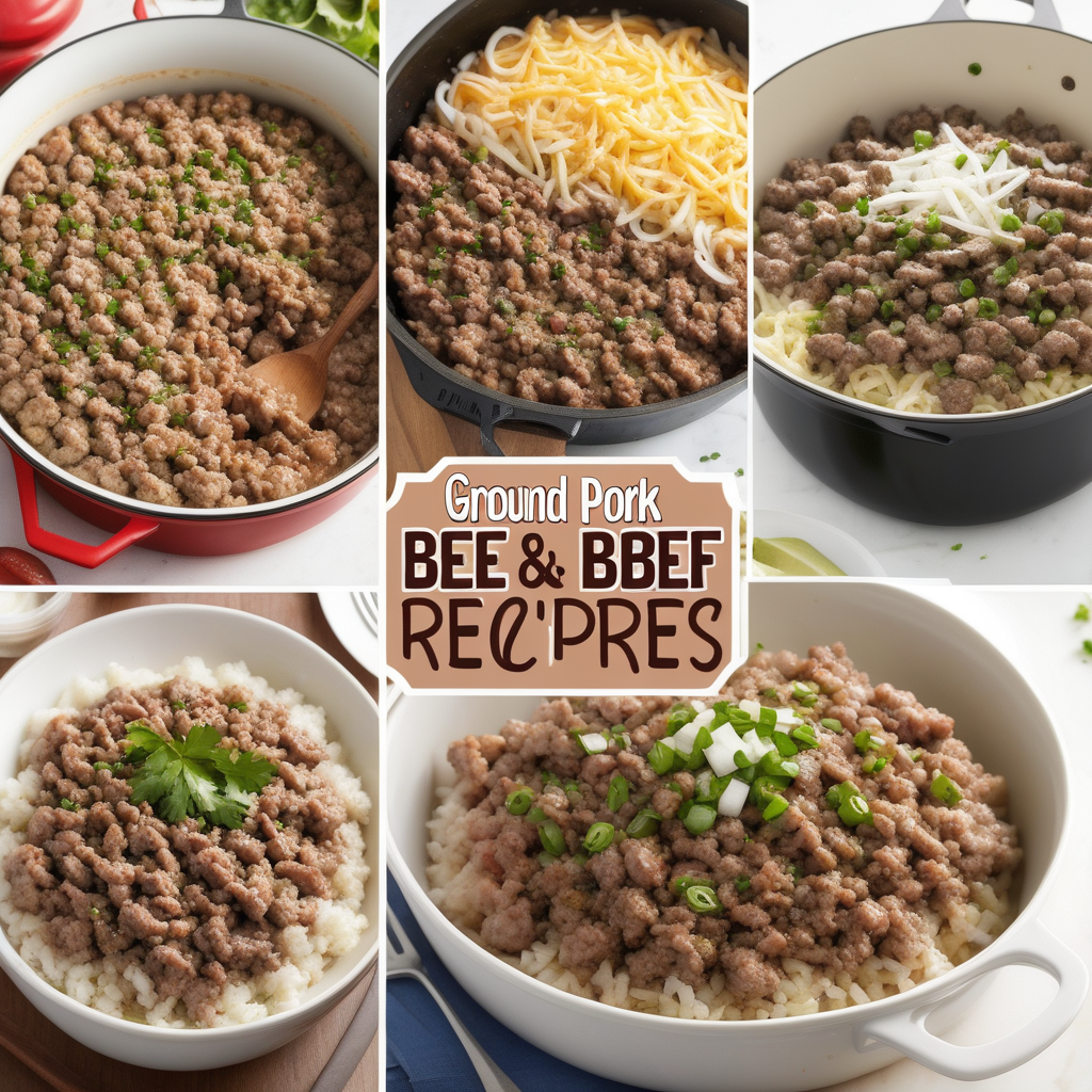 ground pork and beef recipes