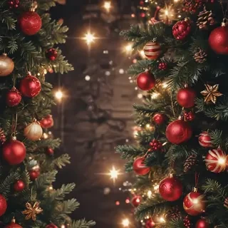 christmas background aesthetic