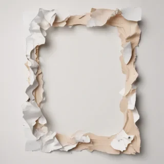 transparent background ripped paper