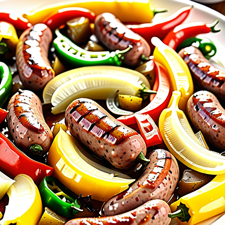 sausage with potatoes peppers and onions