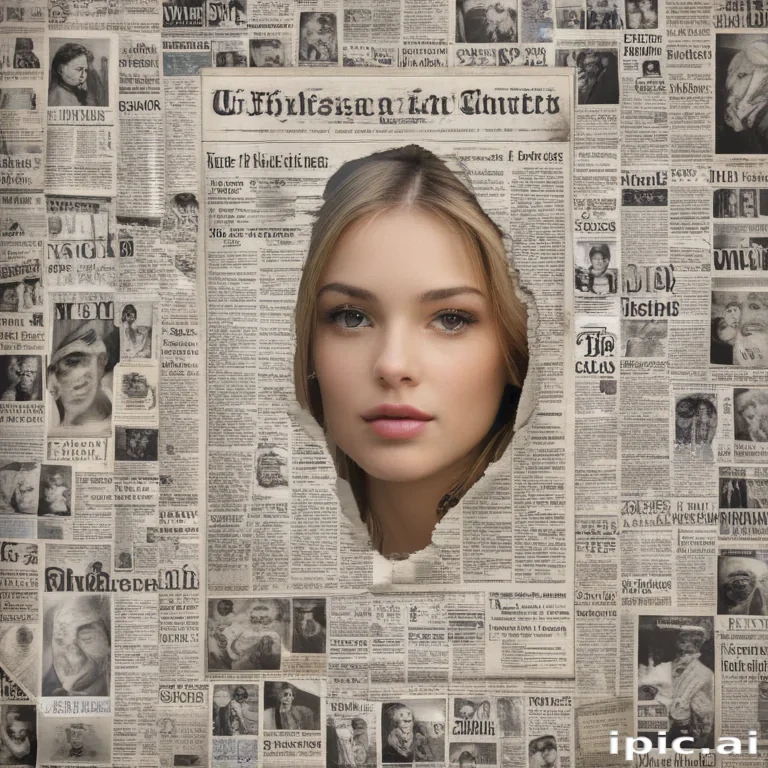 newspaper collage png