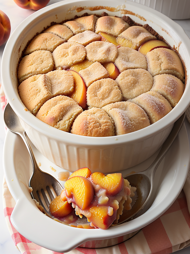 crock pot peach cobbler with cake mix