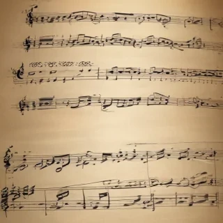 notes music background