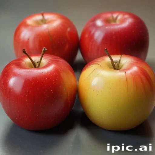 drawn apples