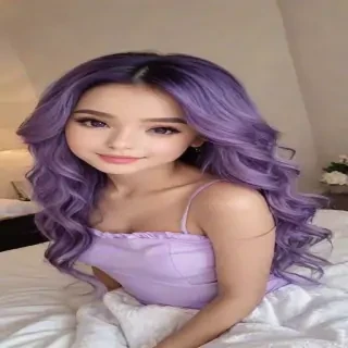 purple cute