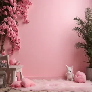 cute aesthetic pink wallpaper