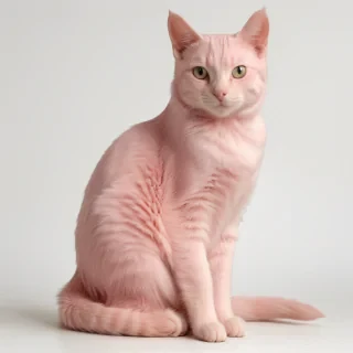 pink cat