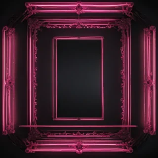neon frame