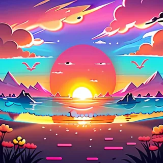 cute sunset wallpapers