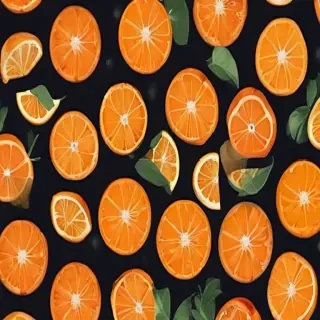 cute orange wallpaper