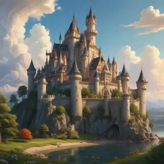cartoon castle