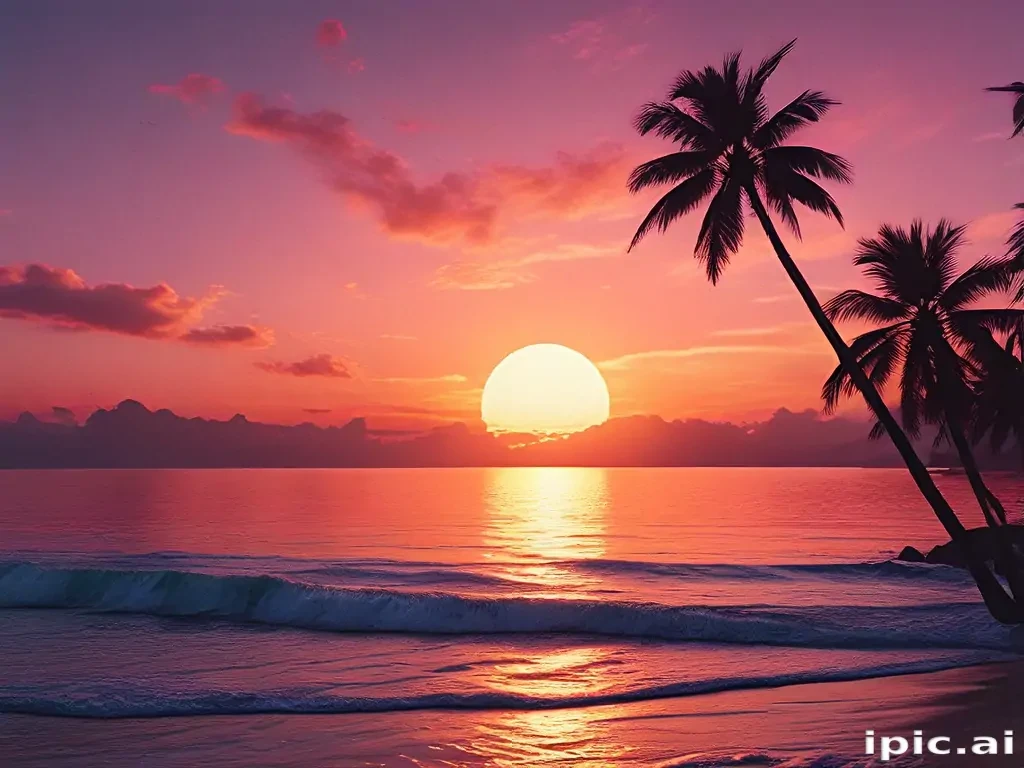 aesthetic sunset wallpaper