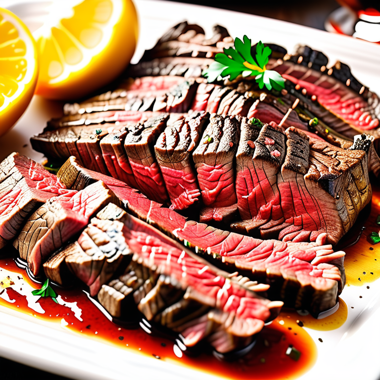 skirt steak in the broiler