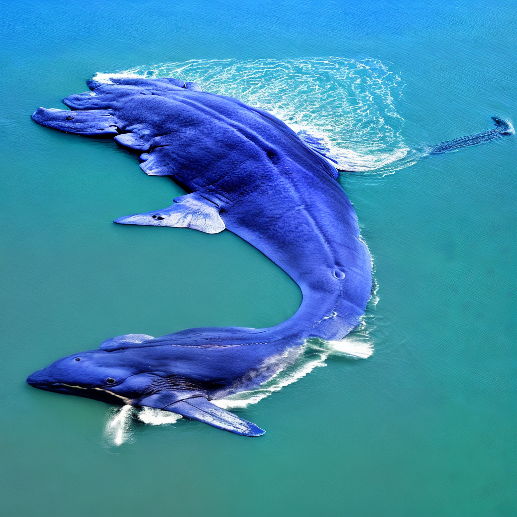 a blue whale