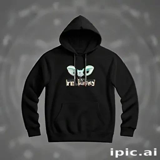 black hoodie mockup