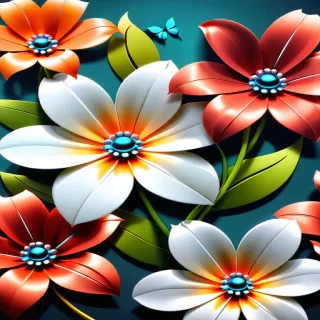 flower art wallpaper