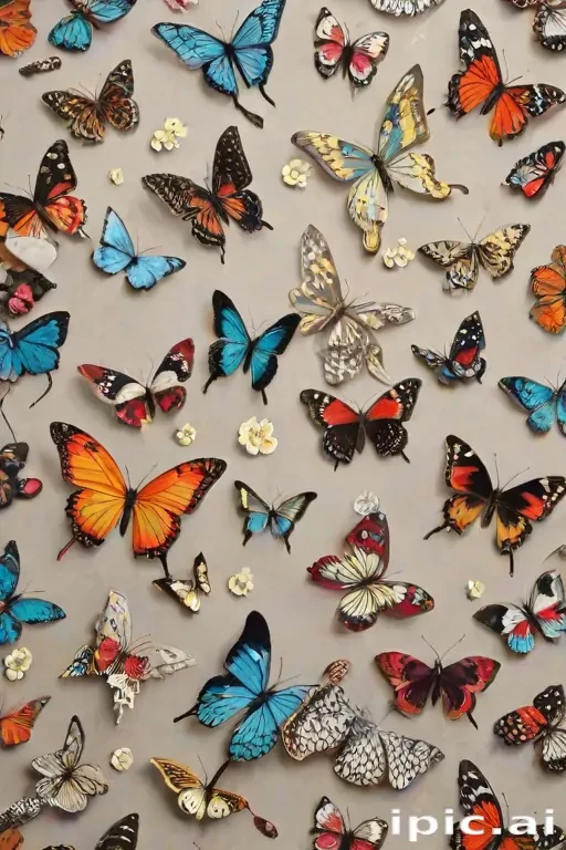 butterfly wall paper