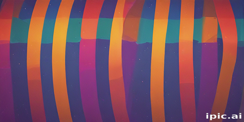 Vibrant Abstract Waves in Vivid Colors Creating a Dynamic Visual Experience