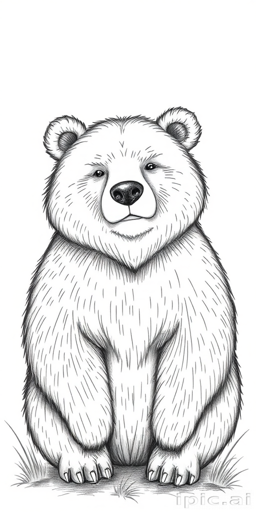 bear drawing