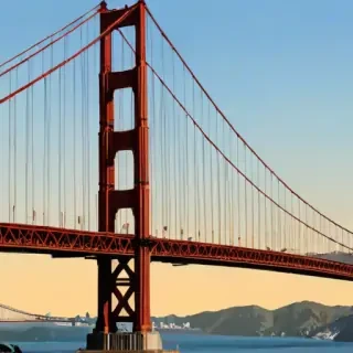 clipart golden gate bridge