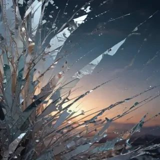 wallpaper broken glass